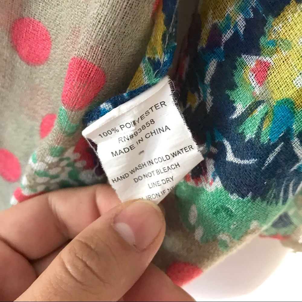 PacSun Women’s Floral Scarf - Picture 2 of 6